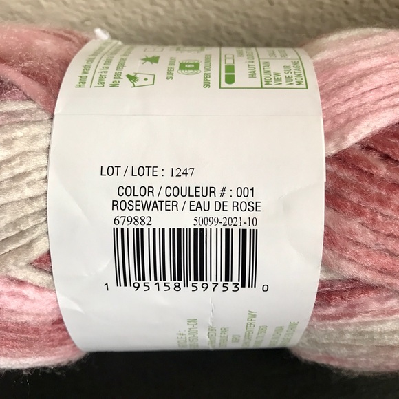 Loops & Threads Eco Cozy Watercolors Yarn in Rosewater - Picture 7 of 7